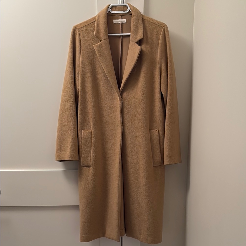 Camel Wool Blend Coat